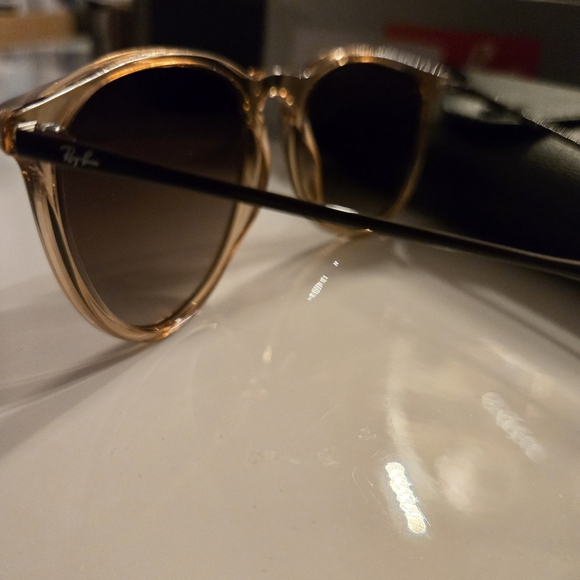 Ray-Ban ERIKA Transparent Brown Women Sunglasses main image 7